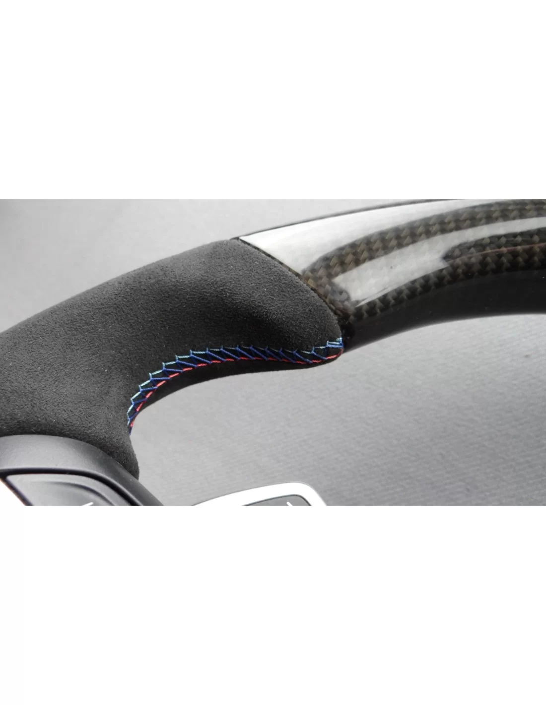  - Steering Wheels - Kierownica BMW F30 F15 F16 Carbon Alcantara - 8 - Kierownica BMW F30 F15 F16 Carbon Alcantara
