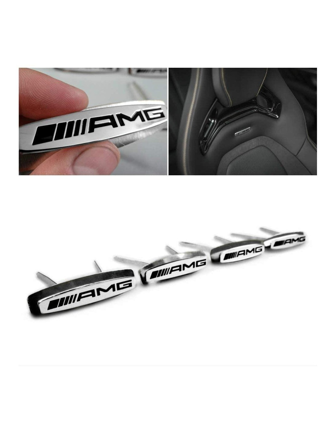 - logo & Emblems - Sièges en métal AMG emblème badge logo pour Mercedes-Benz W463A Classe G - 1 - Achetez l'ensemble d'emblèmes - logo & Emblems - Sièges en métal AMG emblème badge logo pour Mercedes-Benz W463A Classe G - 1 - Achetez l'ensemble d'emblèmes