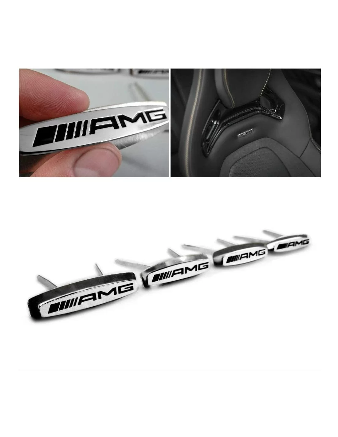 - logo & Emblems - Sièges en métal AMG emblème badge logo pour Mercedes-Benz W463A Classe G - 1 - Achetez l'ensemble d'emblèmes - logo & Emblems - Sièges en métal AMG emblème badge logo pour Mercedes-Benz W463A Classe G - 1 - Achetez l'ensemble d'emblèmes