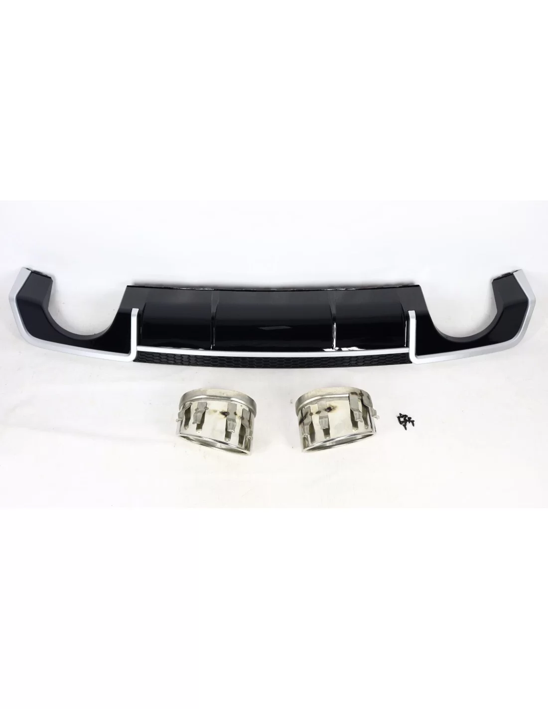 奥迪 RS3 后扩散器（带排气口），适用于奥迪 A3 2012-2015 轿车 Audi, Audi A3 2012-2015 (8V) Audi