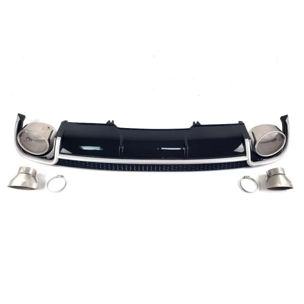 Audi RS4 bakre diffusor med avgasmunstycken för Audi A4 2015-2019 Audi, Audi A4 2015-2019 (B9) Audi