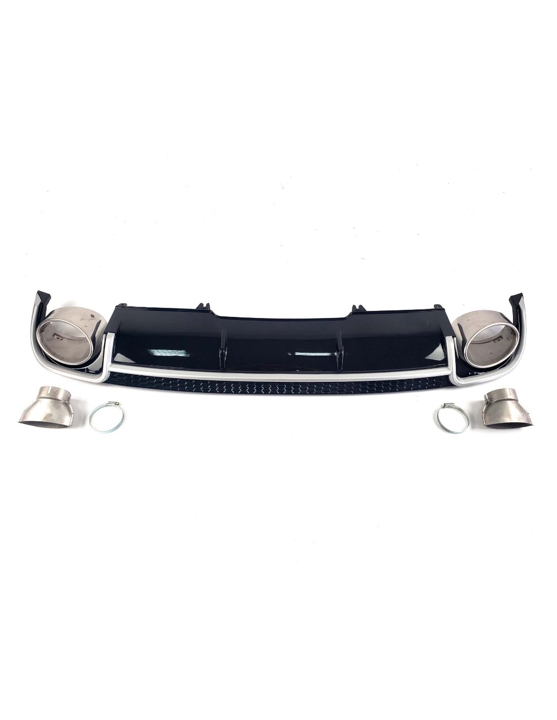 Audi RS4 Heckdiffusor mit Auspuffblenden für Audi A4 2015-2019 Audi, Audi A4 2015-2019 (B9) Audi Audi RS4 Heckdiffusor mit Auspuffblenden für Audi A4 2015-2019 Audi, Audi A4 2015-2019 (B9) Audi