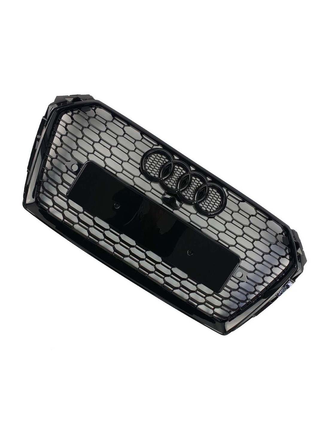 奥迪 RS4 黑色前保险杠散热器格栅（适用于 2015-2019 年款奥迪 A4 Audi, Audi A4 2015-2019 (B9) Audi