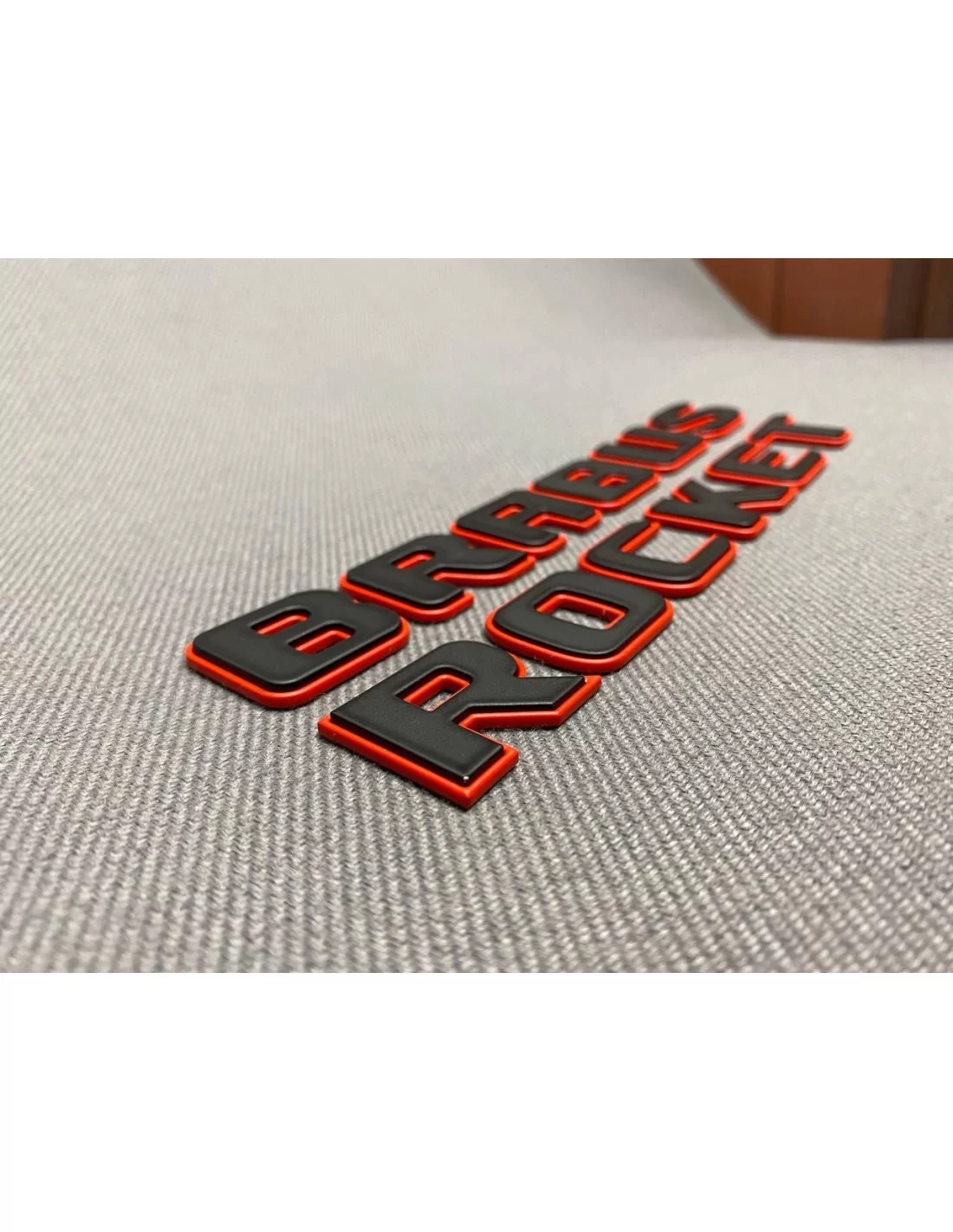  - Logos & Emblems - メタリック ブラバス ROCKET 900 RED + BLACK エンブレム バッジ セット メルセデスベンツ Gクラス W463A W464 用 - 3 - Logos & Emblems メタリック ブラバス