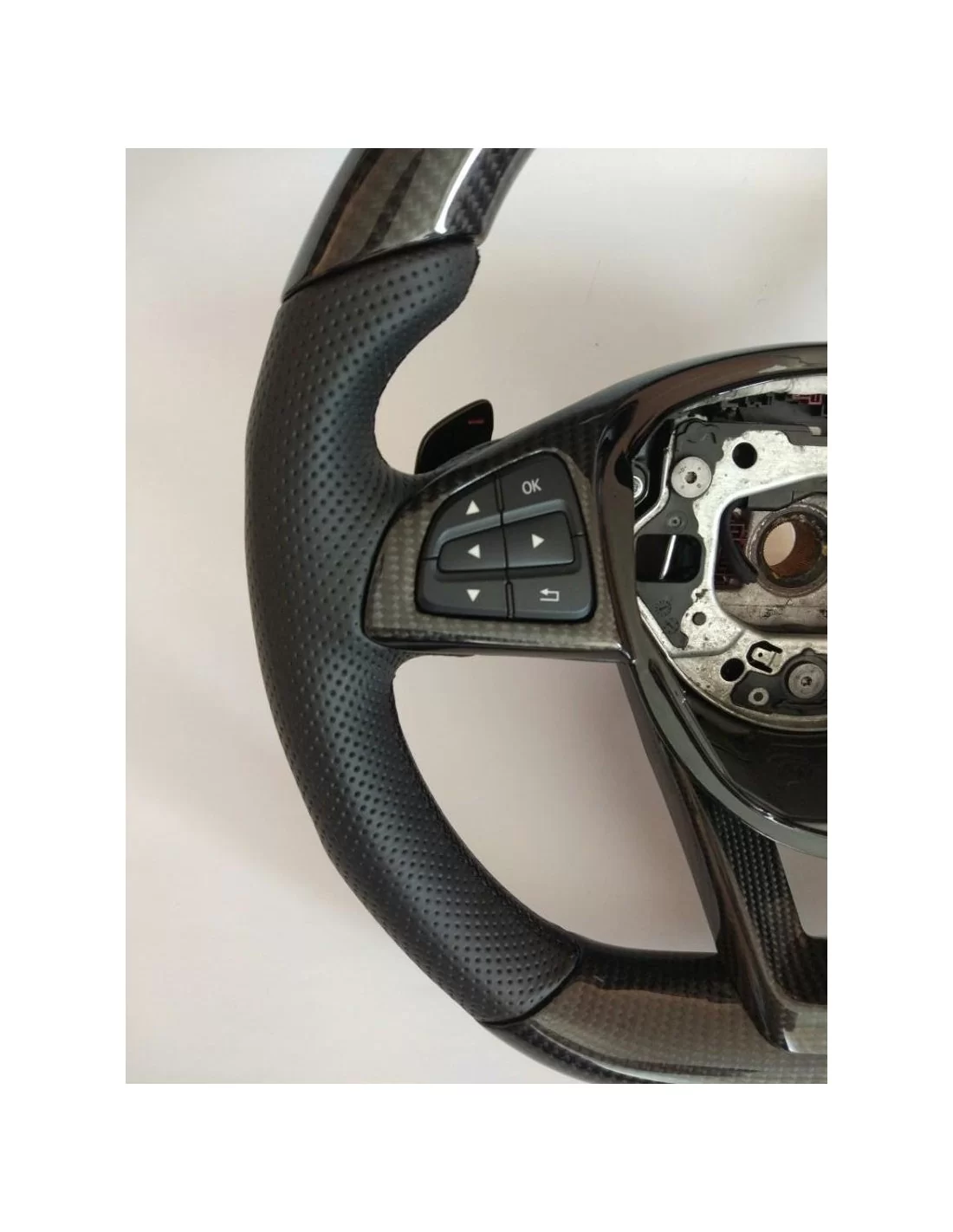 - Steering Wheels - Kierownica Mercedes-Benz CLA CLS GLE ze skóry węglowej - 6 - Kierownica Mercedes-Benz CLA CLS GLE ze skóry - Steering Wheels - Kierownica Mercedes-Benz CLA CLS GLE ze skóry węglowej - 6 - Kierownica Mercedes-Benz CLA CLS GLE ze skóry