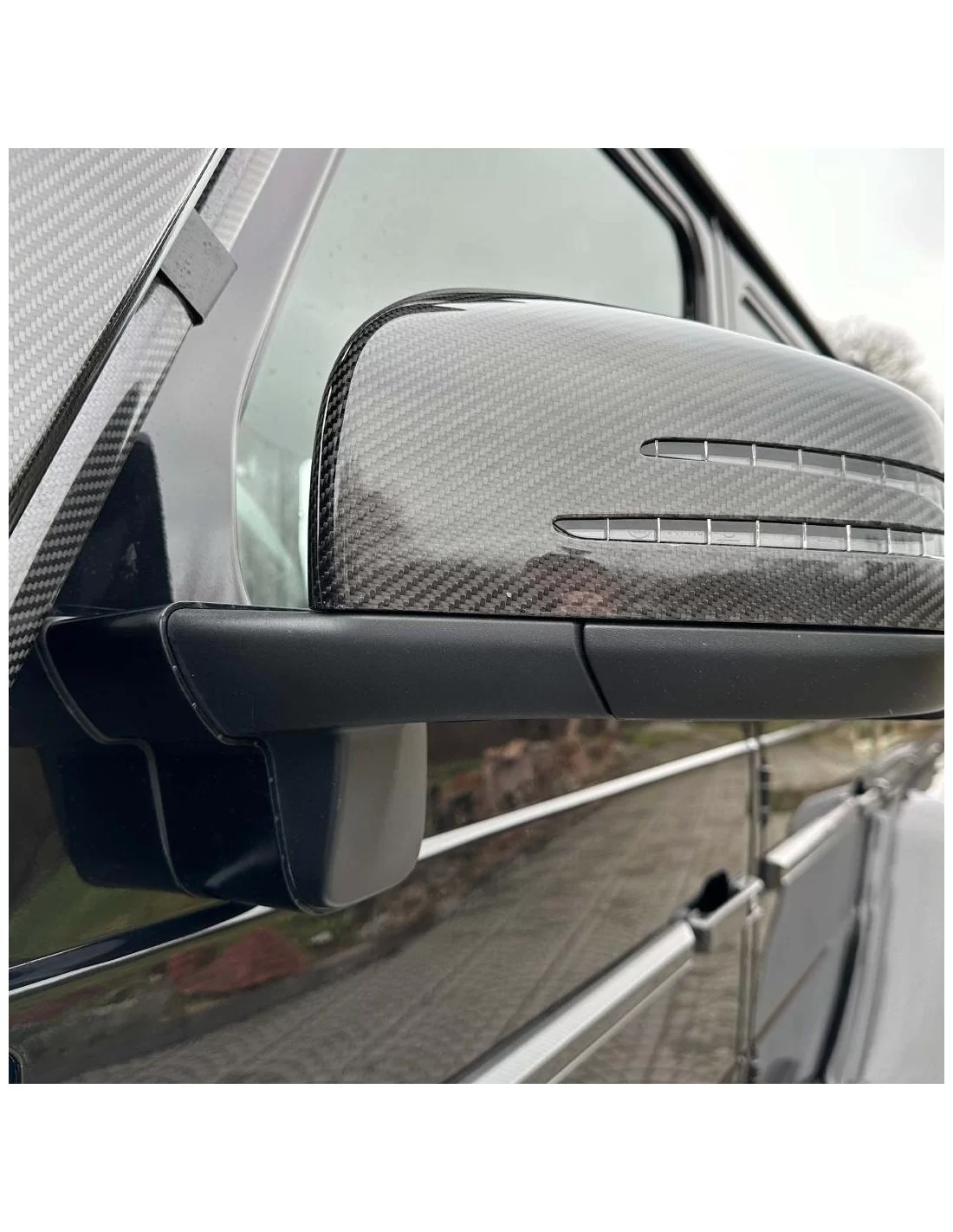 - Mercedes Benz - Distanziali in fibra di carbonio per gli specchietti Mercedes-Benz Classe G W463 6x6 - 1 - Acquista i distanz  - Mercedes Benz - Distanziali in fibra di carbonio per gli specchietti Mercedes-Benz Classe G W463 6x6 - 1 - Acquista i distanz
