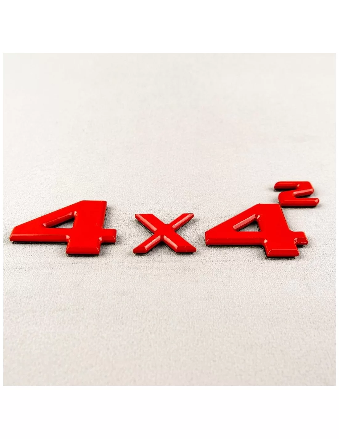  - logo & Emblems - Emblema del bagagliaio squadrato rosso 4x4 4pz per Mercedes G Wagon W463 4x4 - 4 - Acquista il set di emblem