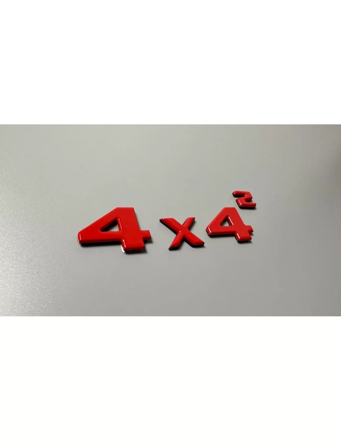  - logo & Emblems - Emblema del bagagliaio squadrato rosso 4x4 4pz per Mercedes G Wagon W463 4x4 - 9 - Acquista il set di emblem
