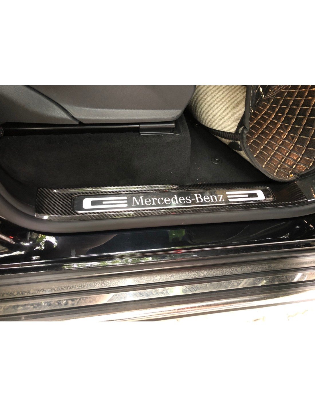  - Mercedes Benz - Umbrales de puerta de fibra de carbono para Mercedes-Benz W463A W464 Clase G 4 piezas - 1 - Mejore su Mercede