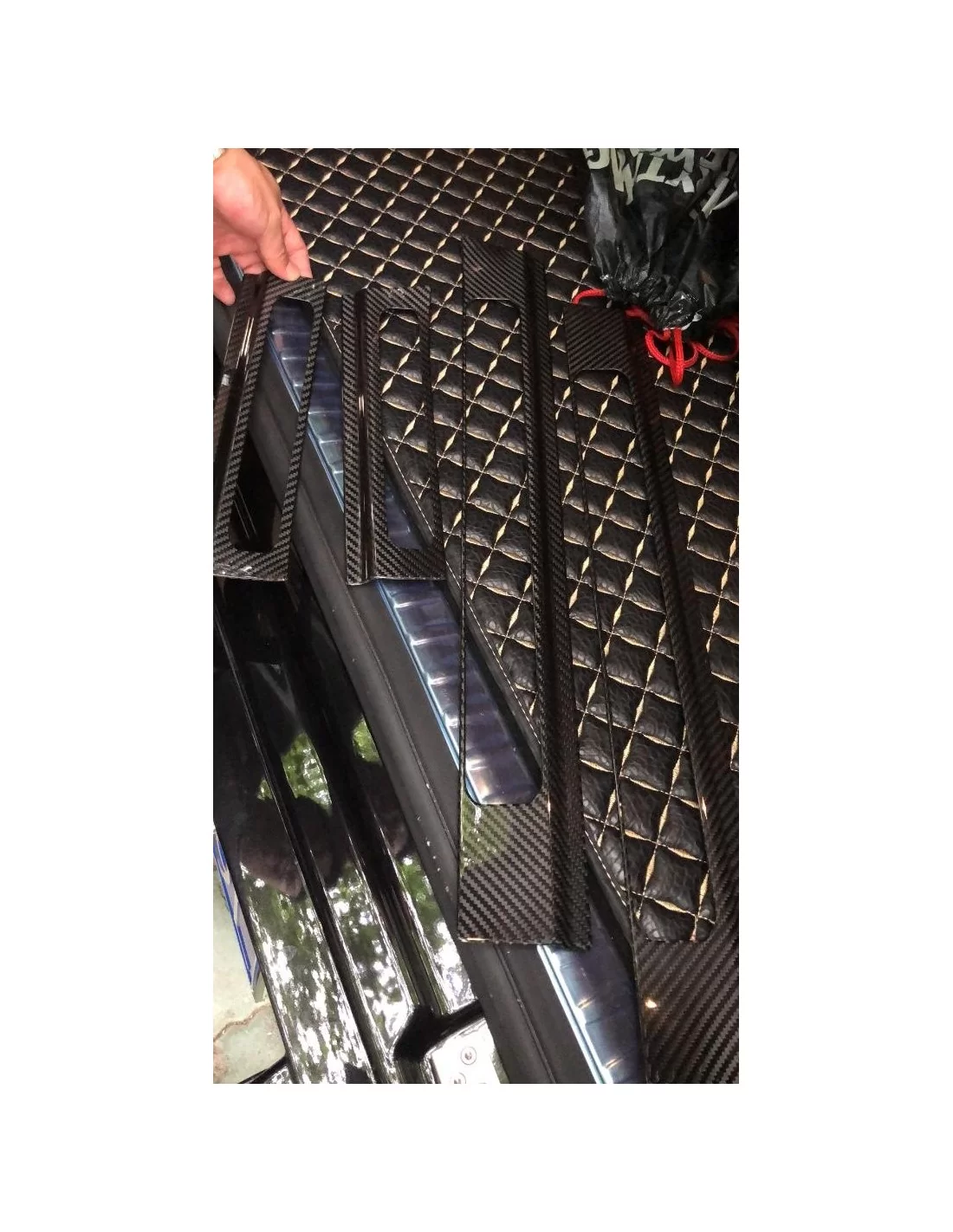  - Mercedes-Benz - Dörrtrösklar i kolfiber till Mercedes-Benz W463A W464 G-Klass 4 st - 2 - Förbättra din Mercedes-Benz W463A W4