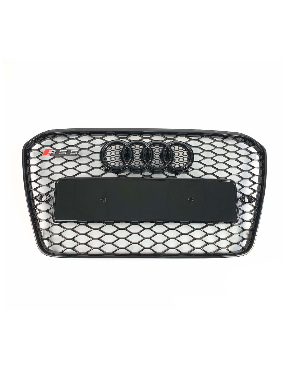 奥迪 RS5 黑色前保险杠散热器格栅，适用于 2012-2015 年款奥迪 A5 Audi, Audi A5 2011-2016 (8T) Audi