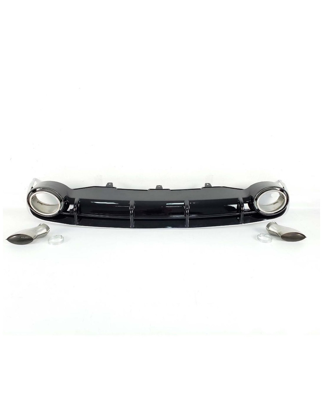  - Audi - Audi RS6 difusor trasero con puntas de escape para Audi A6 2012-2015 - 1 - ¡Compre el difusor trasero Audi RS6 con pun
