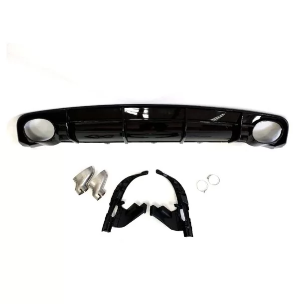  - Audi - Dyfuzor tylny Audi RS6 z końcówkami wydechu do Audi A6 2016-2018 - 1 - Kup tylny dyfuzor Audi RS6 z końcówkami wydechu