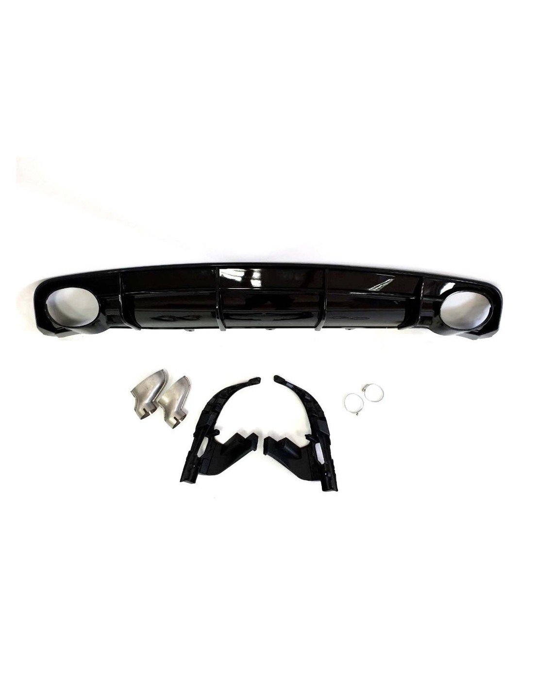 - Audi - Audi RS6 rear diffuser with exhaust tips for Audi A6 2016-2018 - 1 - Buy the Audi RS6 rear diffuser with exhaust tips - Audi - Audi RS6 rear diffuser with exhaust tips for Audi A6 2016-2018 - 1 - Buy the Audi RS6 rear diffuser with exhaust tips