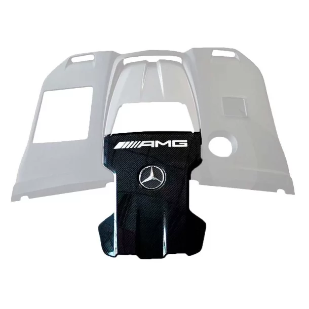  - Mercedes Benz - Kohlefaser AMG Motorabdeckung Mittelteil für AMG Mercedes-Benz W463A W464 G-Wagon G-Klasse G63 - 1 - Veredeln