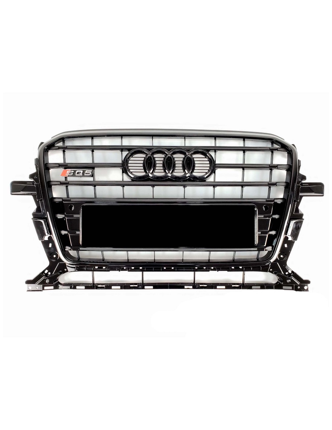 - Audi - Audi SQ5 BLACK front bumper radiator cover for Audi Q5 2012-2015 S-Line - 1 - Audi SQ5 BLACK front bumper radiator cov  - Audi - Audi SQ5 BLACK front bumper radiator cover for Audi Q5 2012-2015 S-Line - 1 - Audi SQ5 BLACK front bumper radiator cov
