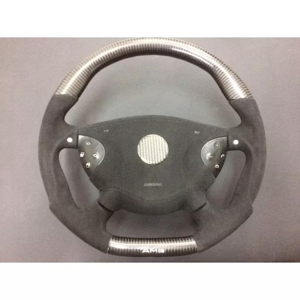  - Steering Wheels - メルセデスベンツ CLK Eクラス Gクラス W463 W209 W211 ステアリングホイール カーボンアルカンターラ - 1 - Steering Wheels メルセデスベンツ CLK Eクラス Gクラス W