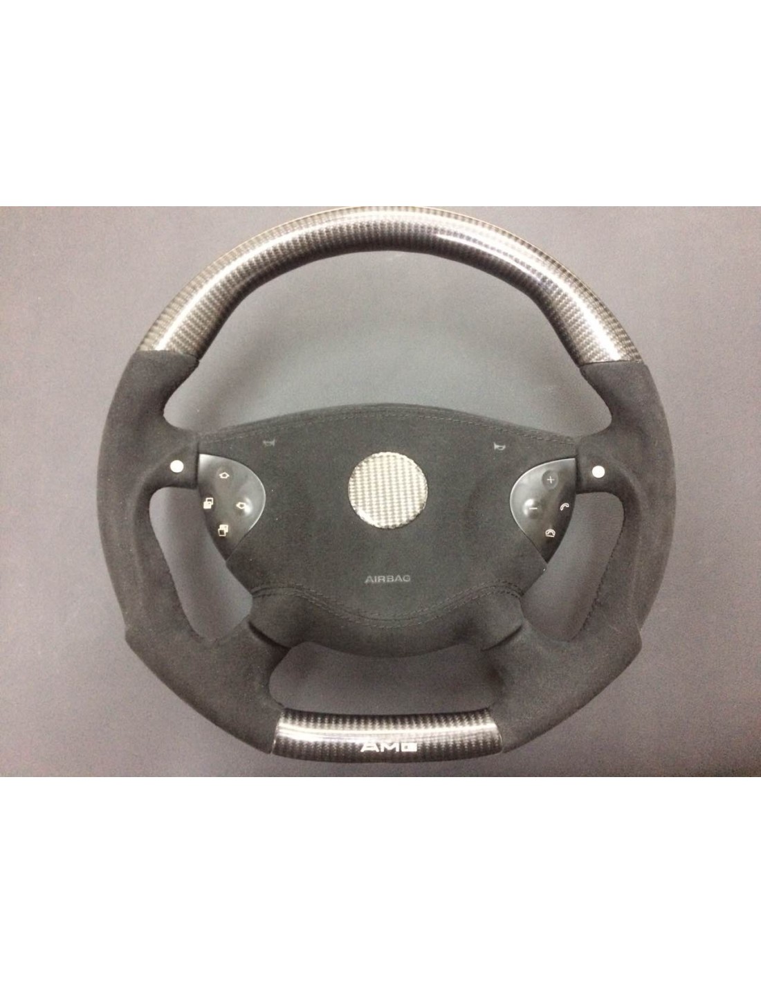  - Steering Wheels - Mercedes-Benz CLK E-Class G-Class W463 W209 W211 Volante Carbono Alcantara - 1 - Melhore o seu Mercedes CLK