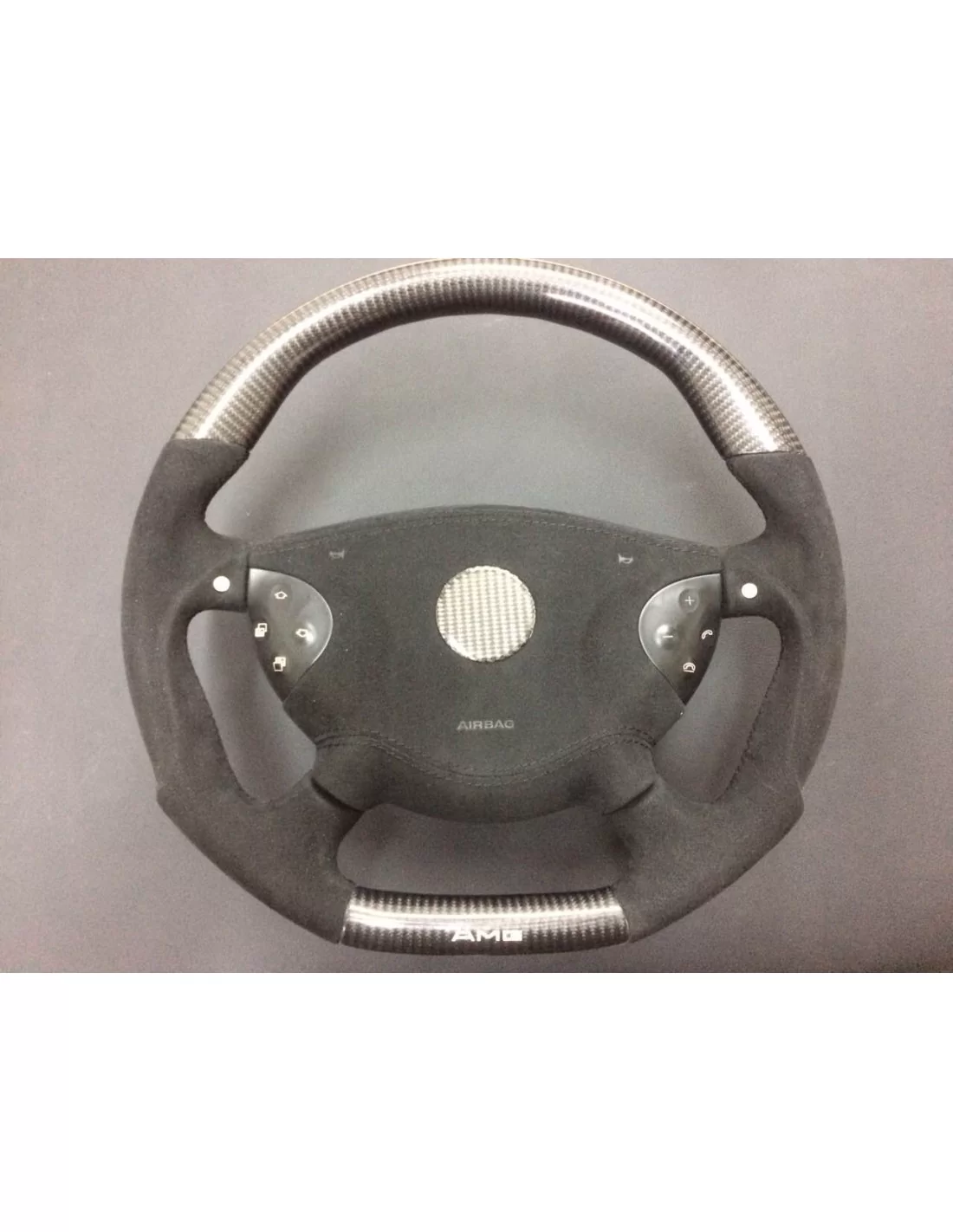  - Steering Wheels - Mercedes-Benz CLK E-Class G-Class W463 W209 W211 Volante Carbono Alcantara - 1 - Melhore o seu Mercedes CLK