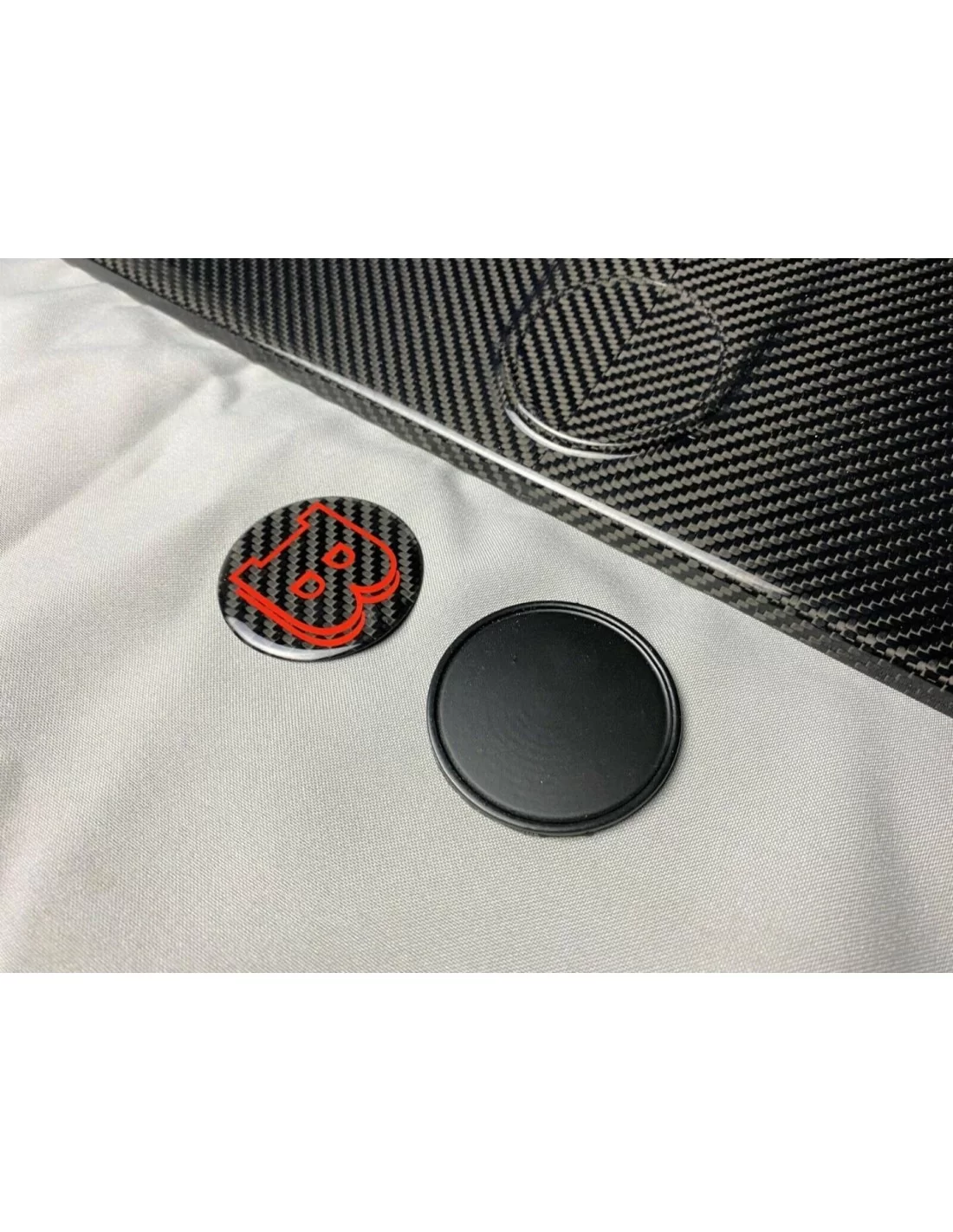 - Logos & Emblems - 2-component metallic carbon Brabus logo emblem hood scoop Mercedes G-Wagon G-Class - 3 - Buy the 2-componen  - Logos & Emblems - 2-component metallic carbon Brabus logo emblem hood scoop Mercedes G-Wagon G-Class - 3 - Buy the 2-componen