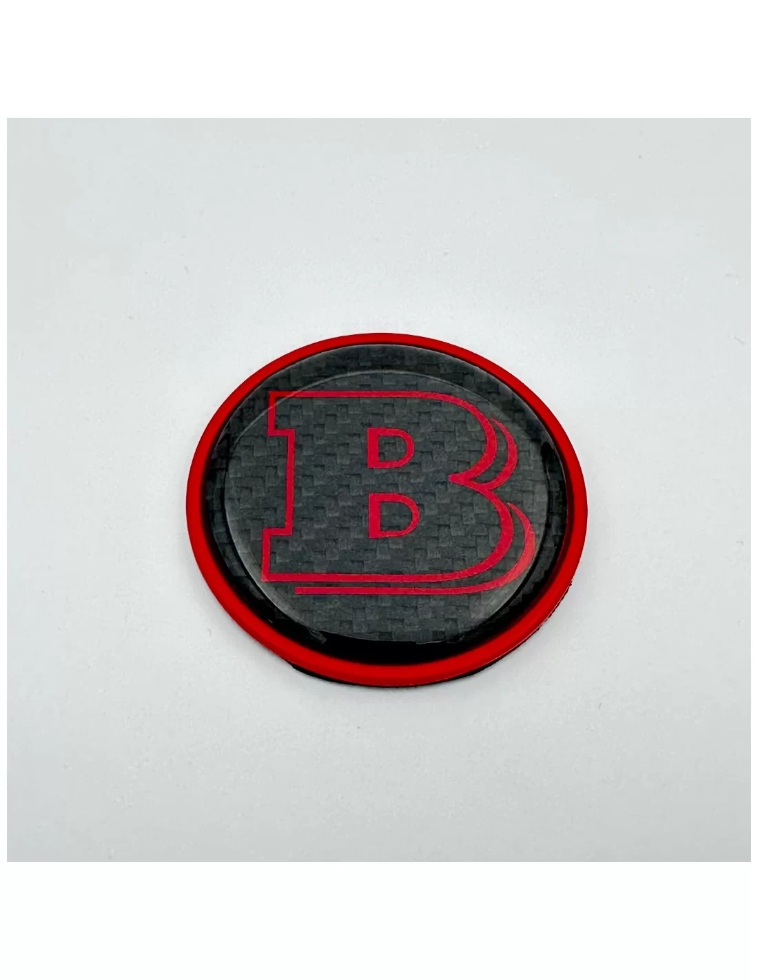  - Logos & Emblems - 双组分红色金属碳纤维 Brabus 徽标引擎盖罩 奔驰 W463A W464 - 2 - 购买双组分红色金属碳纤维 Brabus 徽章标志（53 毫米），用于梅赛德斯-奔驰 W463A W464 的引擎盖上。提升您
