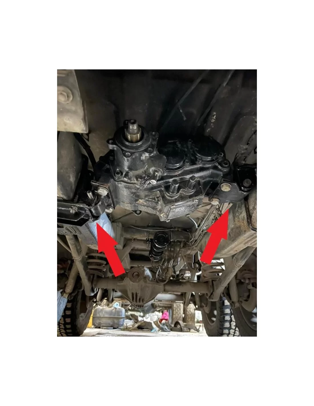  - Mercedes Benz - Supports de fixation pour boîte de transfert pour Mercedes W463 6x6 - 1 - Acheter Supports de fixation pour b