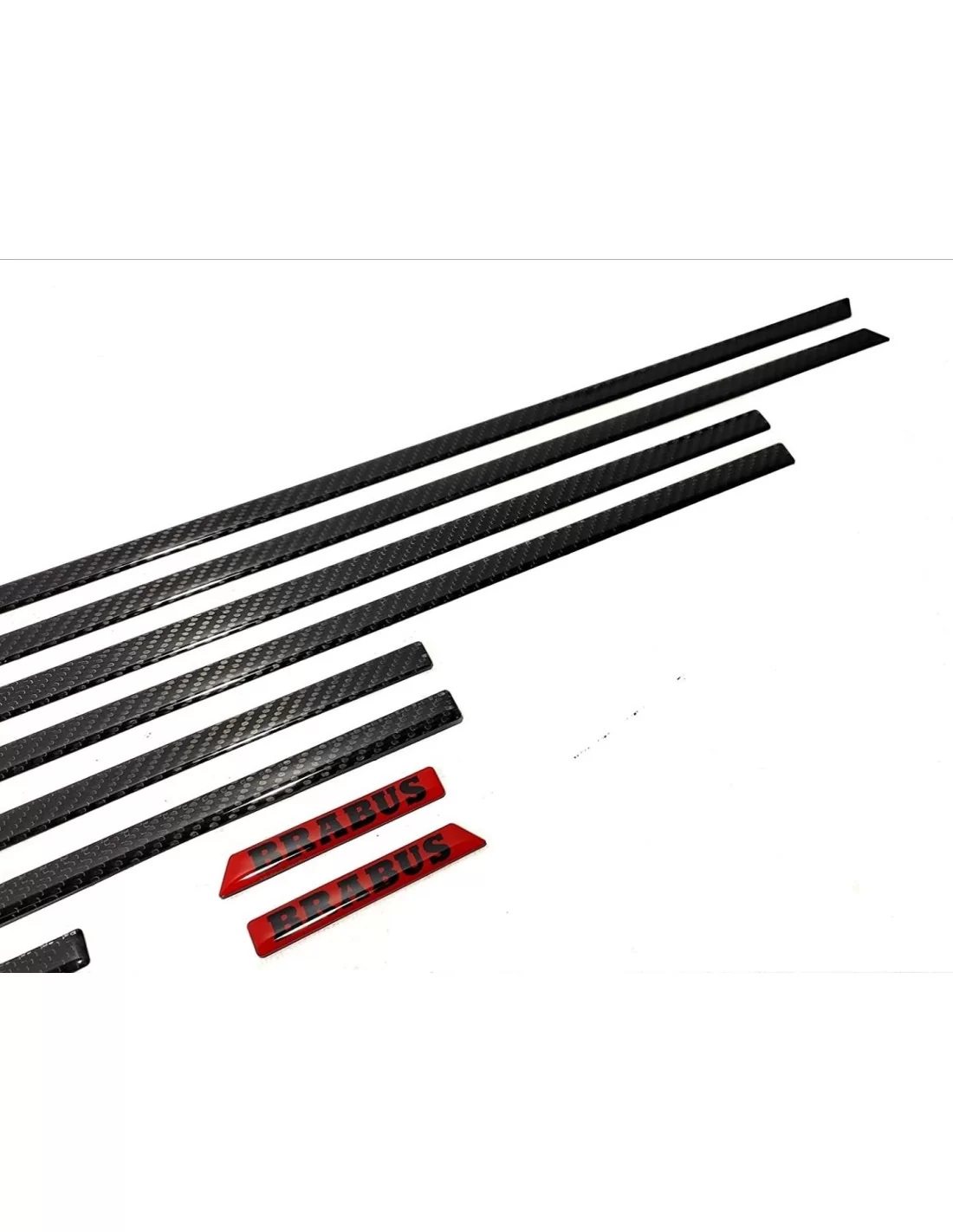  - Mercedes Benz - Moulures latérales en fibre de carbone Brabus pour USA SPEC CAR Mercedes-Benz Classe G W463A W464... - 8 - Am