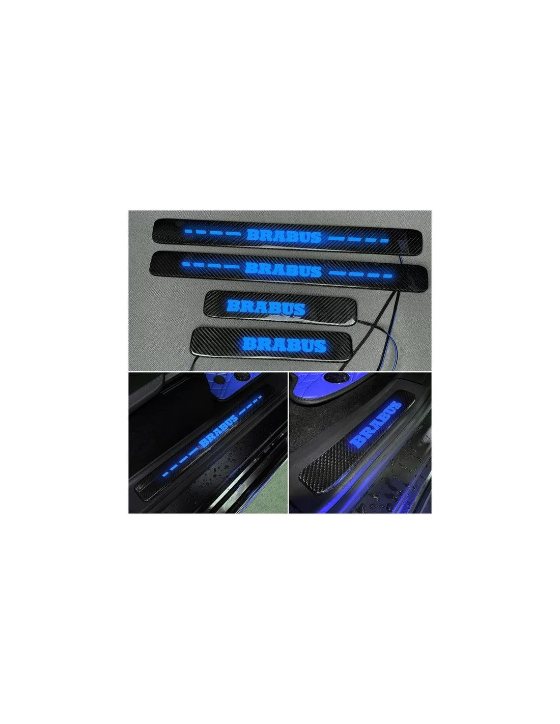 - Mercedes-Benz - Carbon fiber Brabus LED BLUE Illuminated Door Sills 4 pcs for Mercedes-Benz W463A W464 G-Class - 1 - Upgrade - Mercedes-Benz - Carbon fiber Brabus LED BLUE Illuminated Door Sills 4 pcs for Mercedes-Benz W463A W464 G-Class - 1 - Upgrade