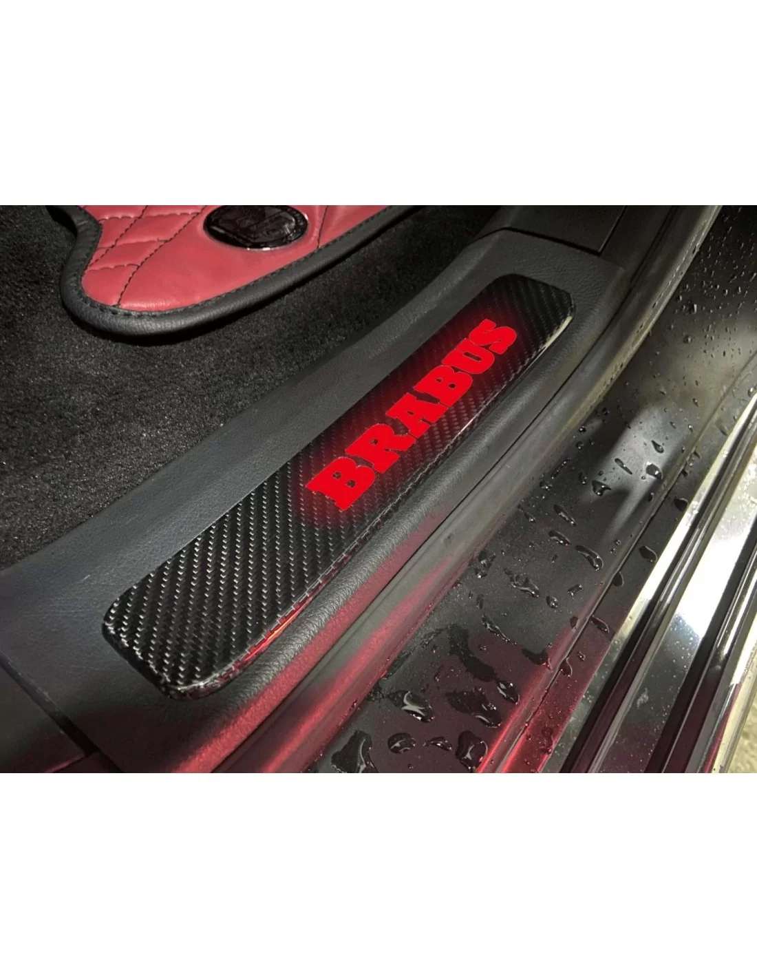 Fibre de carbone Brabus LED RED Illuminated Door Sills 4 pcs pour Mercedes-Benz W463A W464 G-Class Mercedes Benz, G Class W463A, Fibre de carbone Brabus LED RED Illuminated Door Sills 4 pcs pour Mercedes-Benz W463A W464 G-Class Mercedes Benz, G Class W463A,