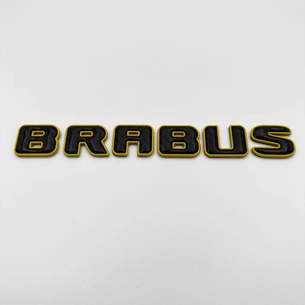  - Logos & Emblems - 适用于梅赛德斯-奔驰 G 级 W463A W464 的金属碳纤维 Brabus 黄色徽章徽章套件 - 1 - 购买适用于梅赛德斯 W463A W464 的金属碳纤维 Brabus 黄色徽章。使用这些时尚徽章提升您车