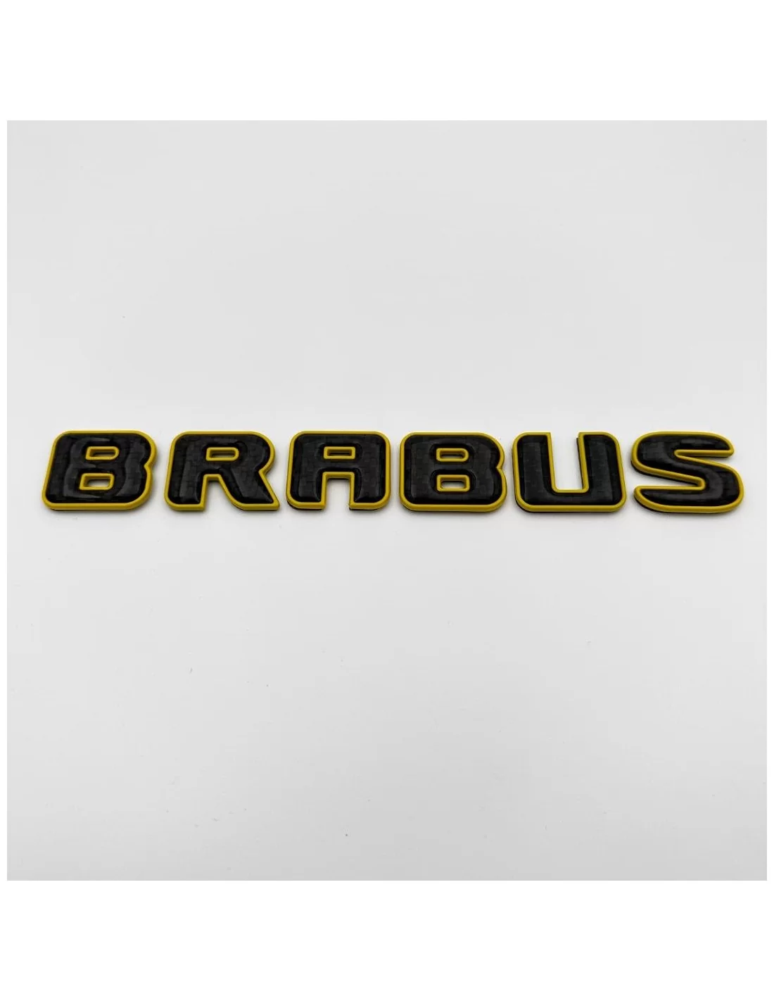  - Logos & Emblems - 适用于梅赛德斯-奔驰 G 级 W463A W464 的金属碳纤维 Brabus 黄色徽章徽章套件 - 1 - 购买适用于梅赛德斯 W463A W464 的金属碳纤维 Brabus 黄色徽章。使用这些时尚徽章提升您车