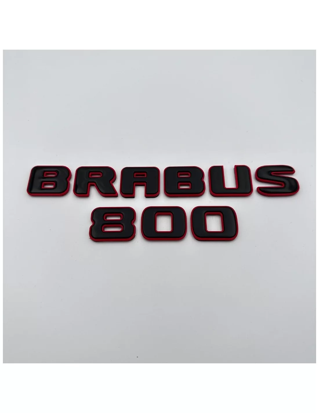 - Logos & Emblems - Metallic RODE Brabus 800 emblemen badges set voor Mercedes-Benz G-Klasse W463A W464 - 1 - Set metallic RODE  - Logos & Emblems - Metallic RODE Brabus 800 emblemen badges set voor Mercedes-Benz G-Klasse W463A W464 - 1 - Set metallic RODE