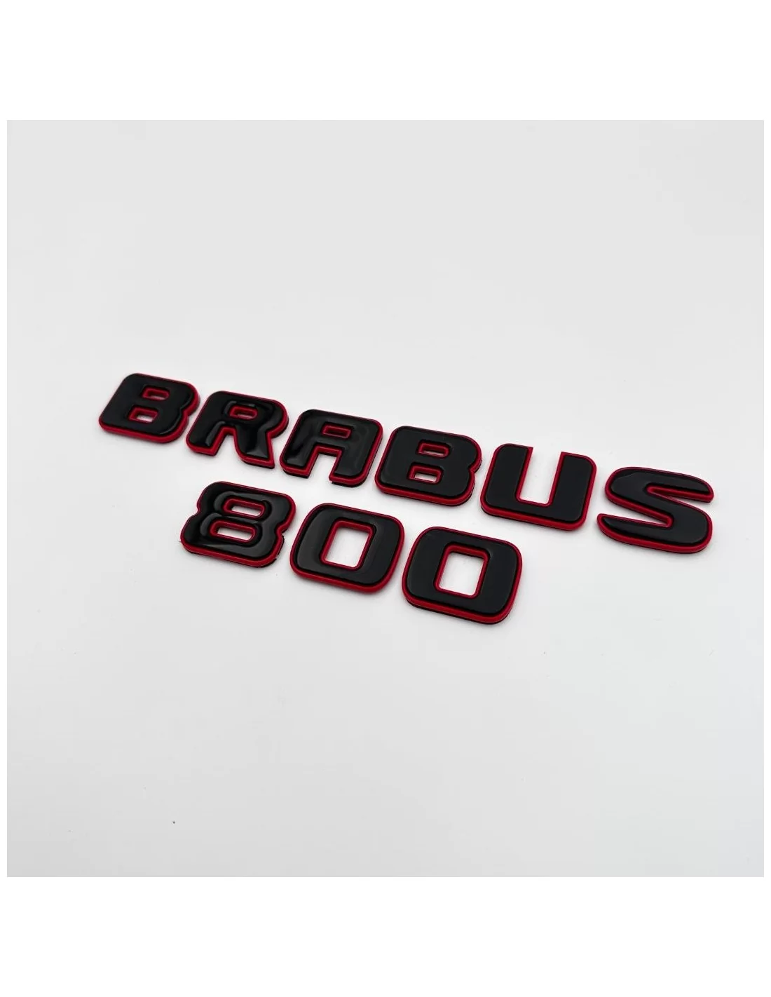 - Logos & Emblems - Conjunto de emblemas Brabus 800 em vermelho metalizado para Mercedes-Benz Classe G W463A W464 - 2 - Comprar  - Logos & Emblems - Conjunto de emblemas Brabus 800 em vermelho metalizado para Mercedes-Benz Classe G W463A W464 - 2 - Comprar
