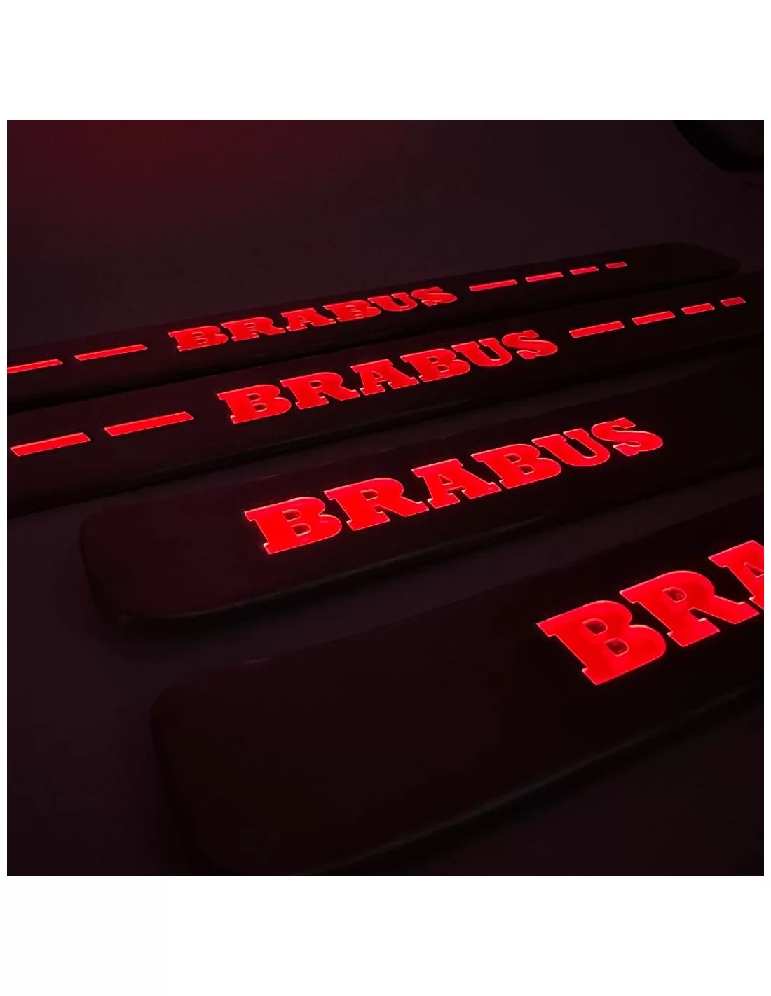- Mercedes-Benz - Peitoris das portas com iluminação LED RED Brabus 4 peças para Mercedes-Benz W463A W464 Classe G - 6 - Melhor - Mercedes-Benz - Peitoris das portas com iluminação LED RED Brabus 4 peças para Mercedes-Benz W463A W464 Classe G - 6 - Melhor