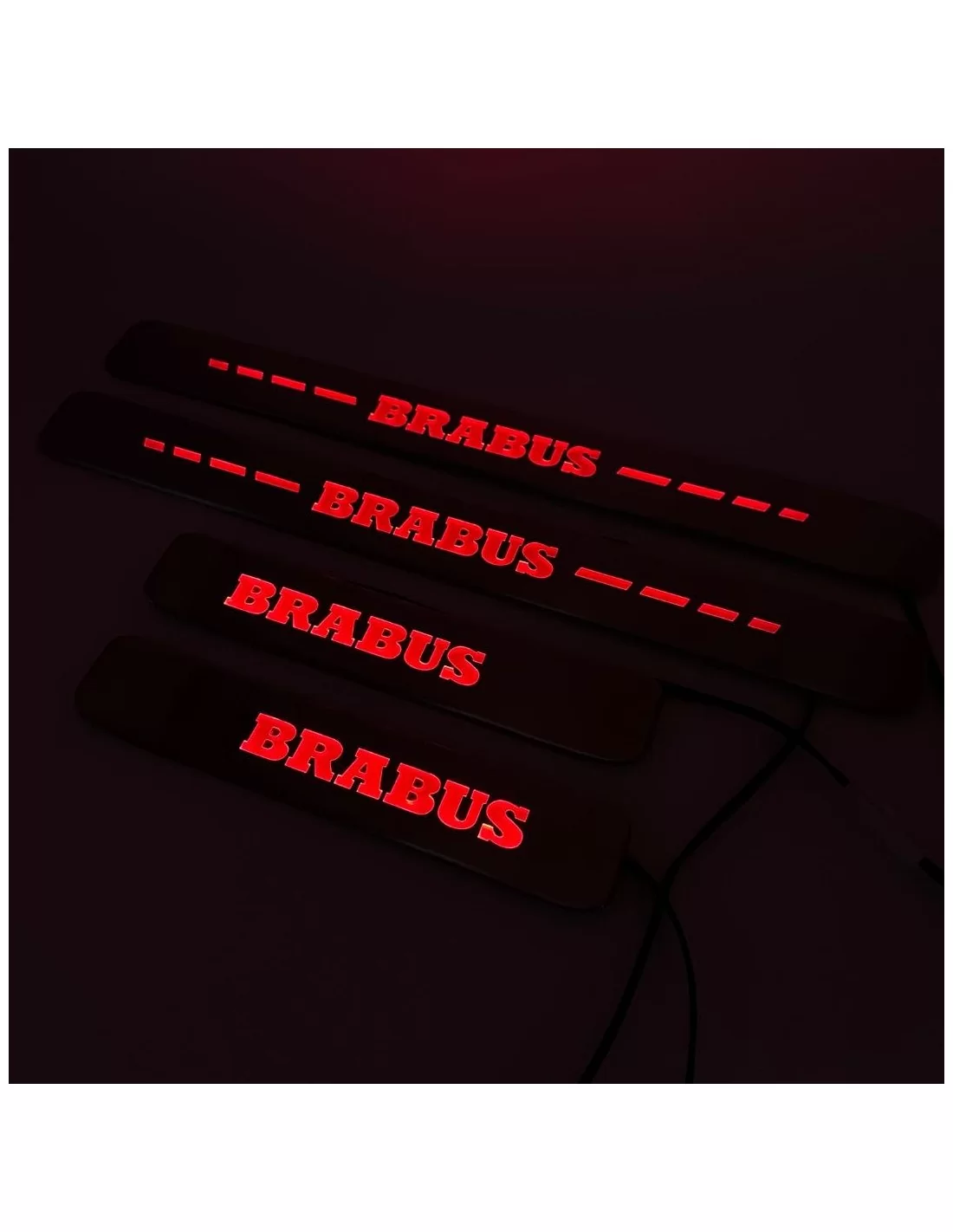 - Mercedes Benz - RED Brabus LED Illuminated door sills 4 pcs for Mercedes-Benz W463A W464 G-Class - 7 - Améliorez votre Merced - Mercedes Benz - RED Brabus LED Illuminated door sills 4 pcs for Mercedes-Benz W463A W464 G-Class - 7 - Améliorez votre Merced