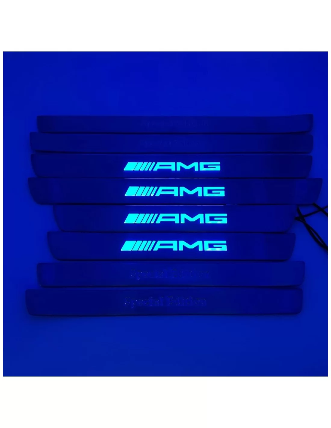 - Mercedes Benz - AMG blue LED Illuminated door sills 4 pcs for Mercedes-Benz W222 - 6 - Achetez les seuils de porte éclairés à - Mercedes Benz - AMG blue LED Illuminated door sills 4 pcs for Mercedes-Benz W222 - 6 - Achetez les seuils de porte éclairés à