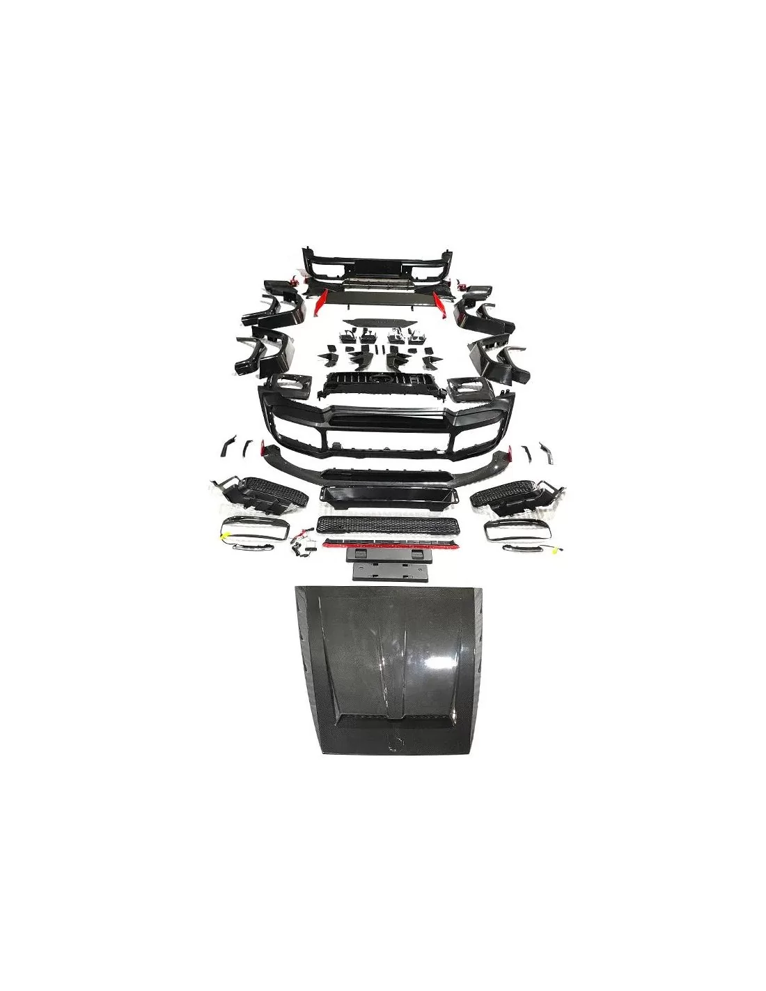  - Mercedes Benz - Brabus Rocket 900 estilo de carbono y con plástico Brabus Widestar kit de carrocería Mercedes-Benz - 7 - Mejo