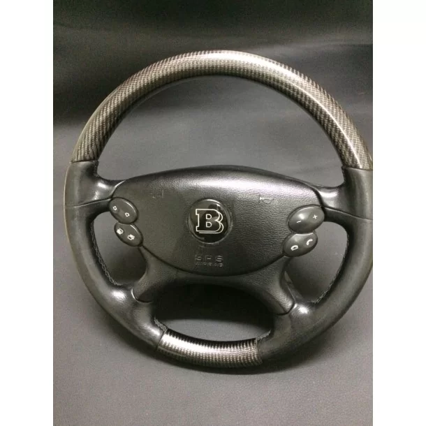  - Steering Wheels - Mercedes-Benz CLK E-Class G-Class W463 W211 W209 Kierownica ze skóry węglowej - 1 - Mercedes-Benz CLK E-Cla