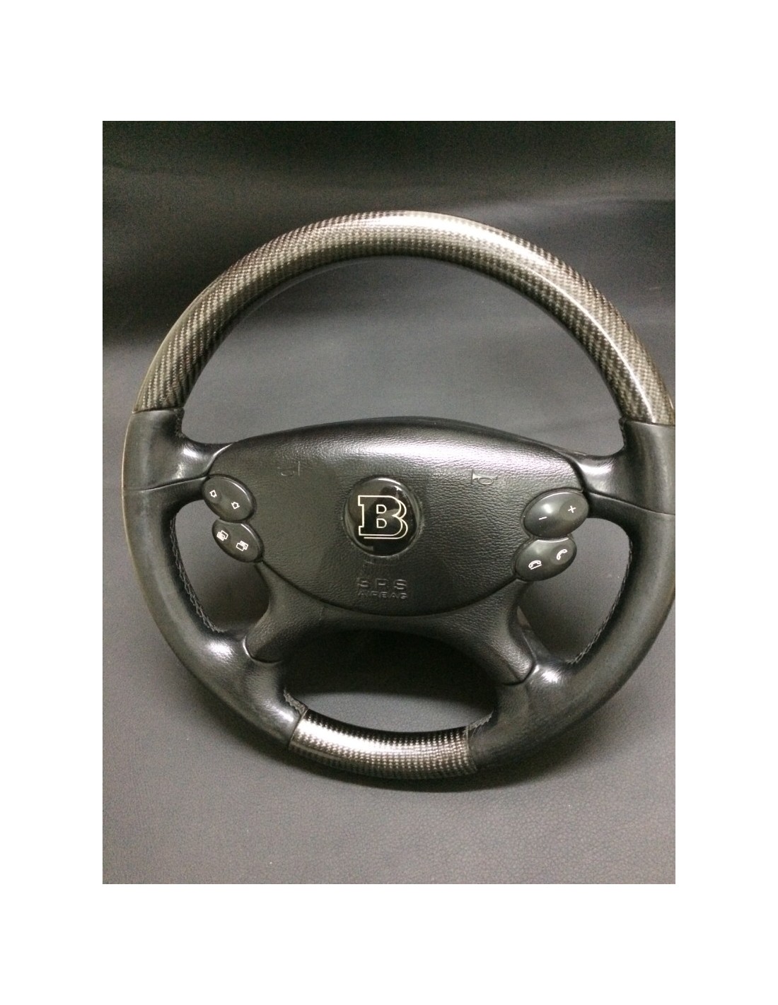  - Steering Wheels - Mercedes-Benz CLK E-Class G-Class W463 W211 W209 Steering Wheel Carbon Leather - 1 - Elevate your driving e