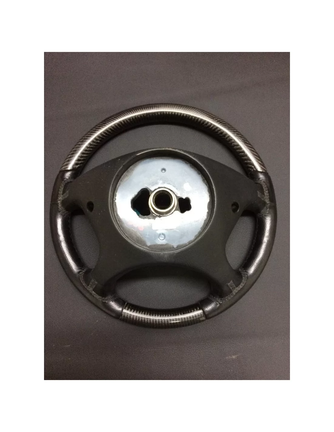  - Steering Wheels - Mercedes-Benz CLK E-Klasse G-Klasse W463 W211 W209 Stuur Carbon Leer - 4 - Verhoog uw rijervaring met dit s
