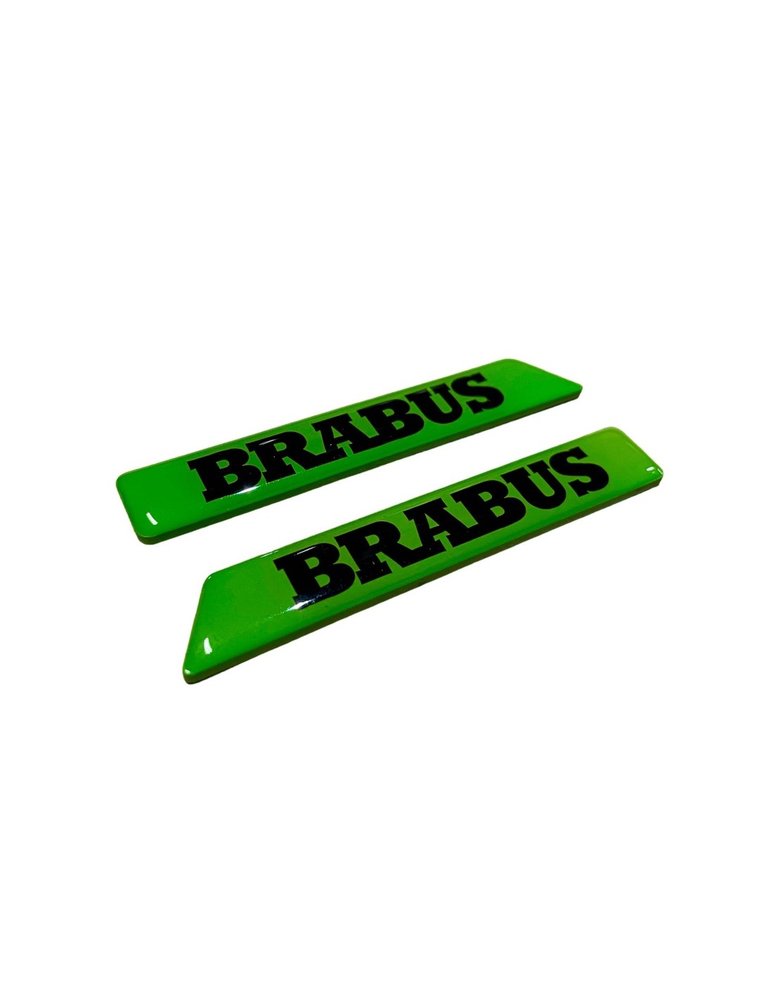  - Logos & Emblems - GREEN Side Moldings Inserts Brabus style for Mercedes W463A W464 G-class - 1 - Enhance your Mercedes W463A 