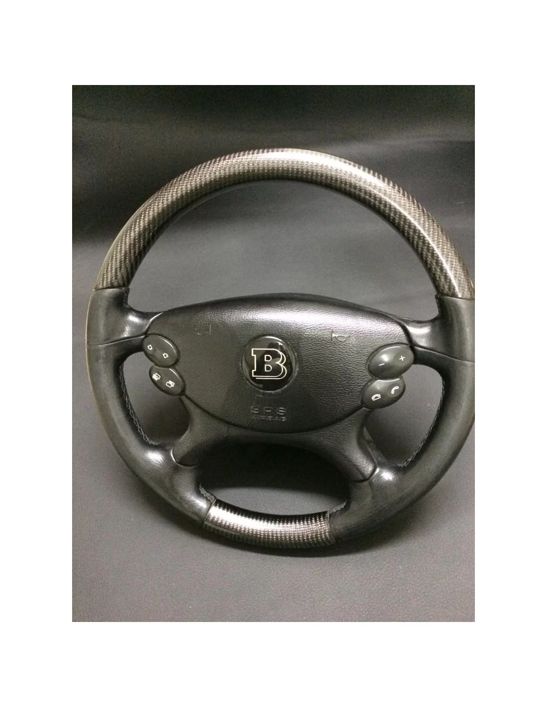  - Steering Wheels - Mercedes-Benz CLK E-Class G-Class W463 W211 W209 Steering Wheel Carbon Leather - 5 - Elevate your driving e