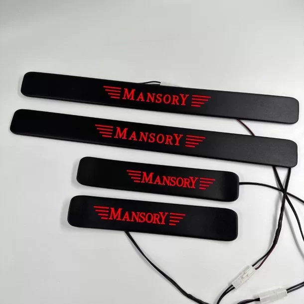  - Mercedes Benz - Mansory RED LED Illuminated Door Sills 4 pcs for Mercedes-Benz W463A W464 G-Class - 1 - Améliorez votre Merce