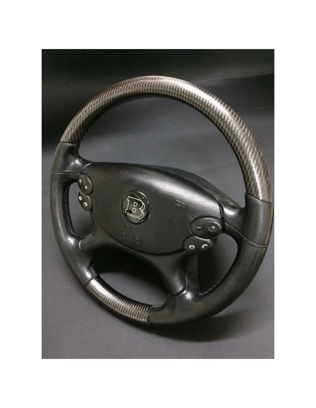  - Steering Wheels - Mercedes-Benz CLK E-Class G-Class W463 W211 W209 Steering Wheel Carbon Leather - 7 - Elevate your driving e