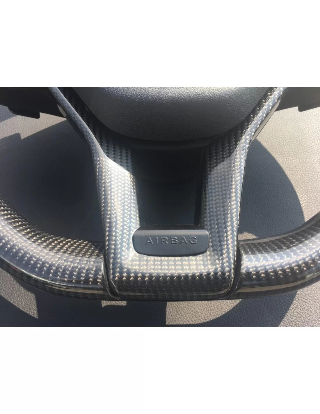  - Steering Wheels - Mercedes-Benz CLS E-Class SLK W172 W212 W218 Kierownica ze skóry węglowej - 2 - Mercedes-Benz CLS E-Class S