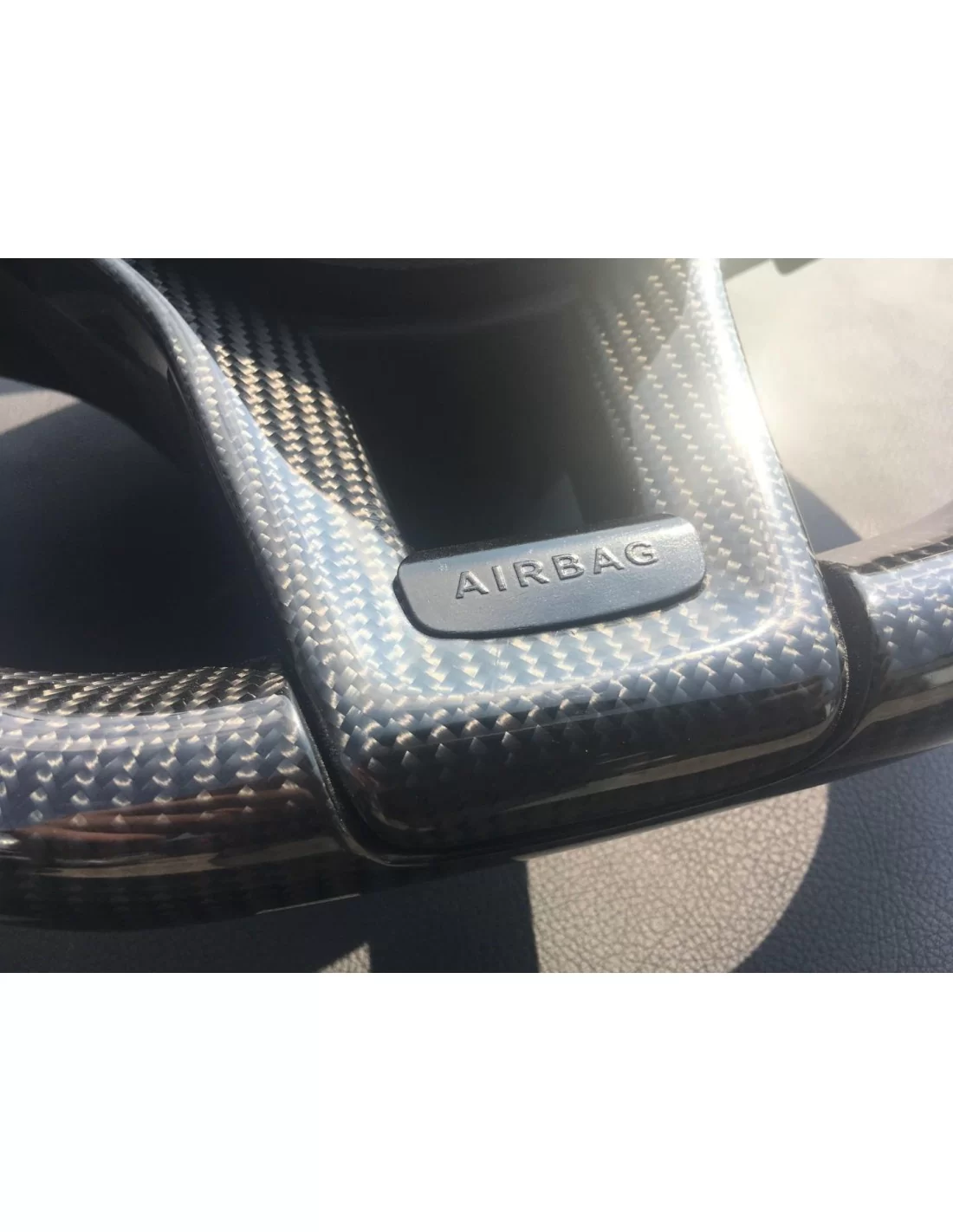  - Steering Wheels - Mercedes-Benz CLS E-Class SLK W172 W212 W218 Kierownica ze skóry węglowej - 3 - Mercedes-Benz CLS E-Class S