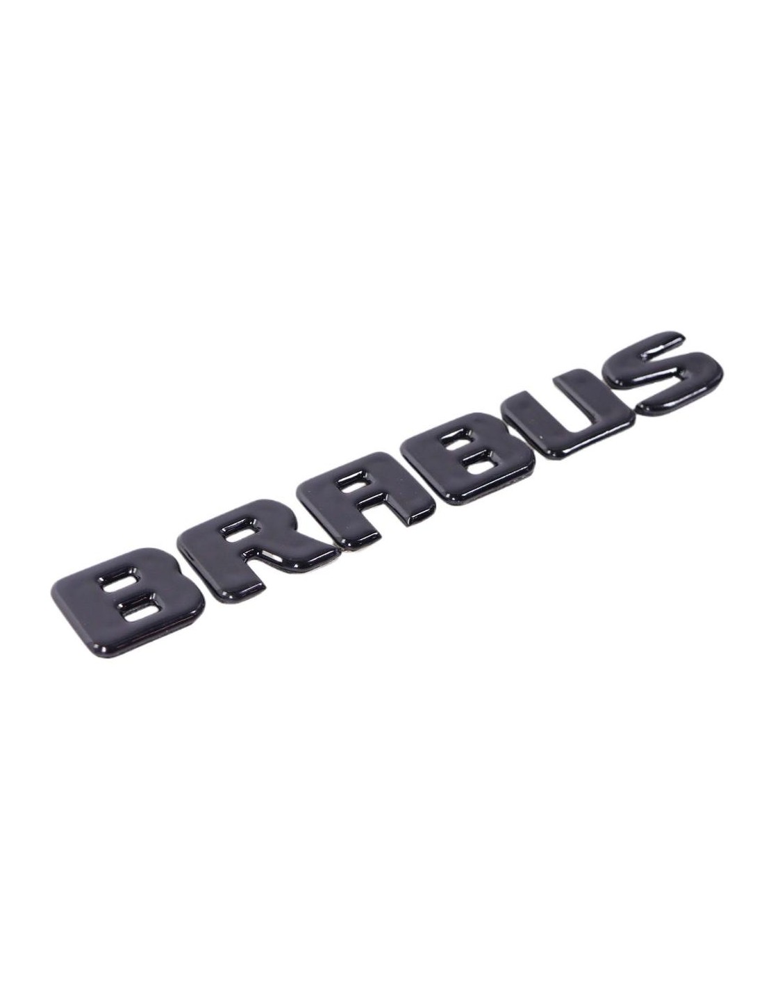  - Logos & Emblems - Emblemas de logótipo estilo Brabus em preto metalizado para automóveis Mercedes-Benz - 1 - Melhore o seu Me