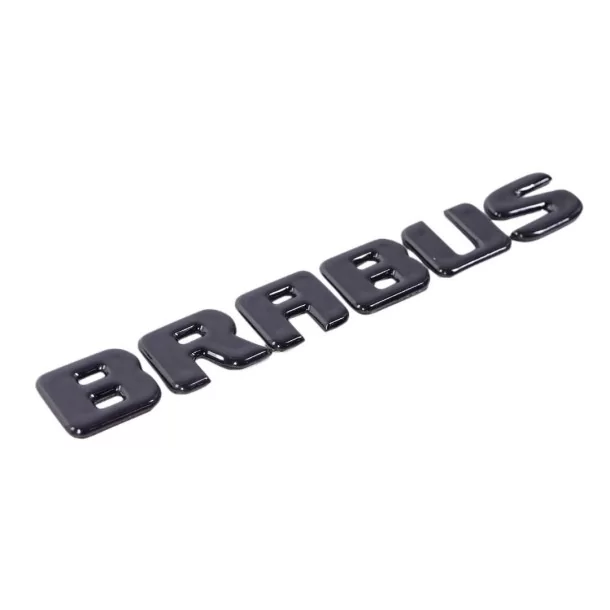  - Logos & Emblems - Metallic black Brabus style emblem logo badges for Mercedes-Benz W463 - 1 - Enhance your Mercedes-Benz W463
