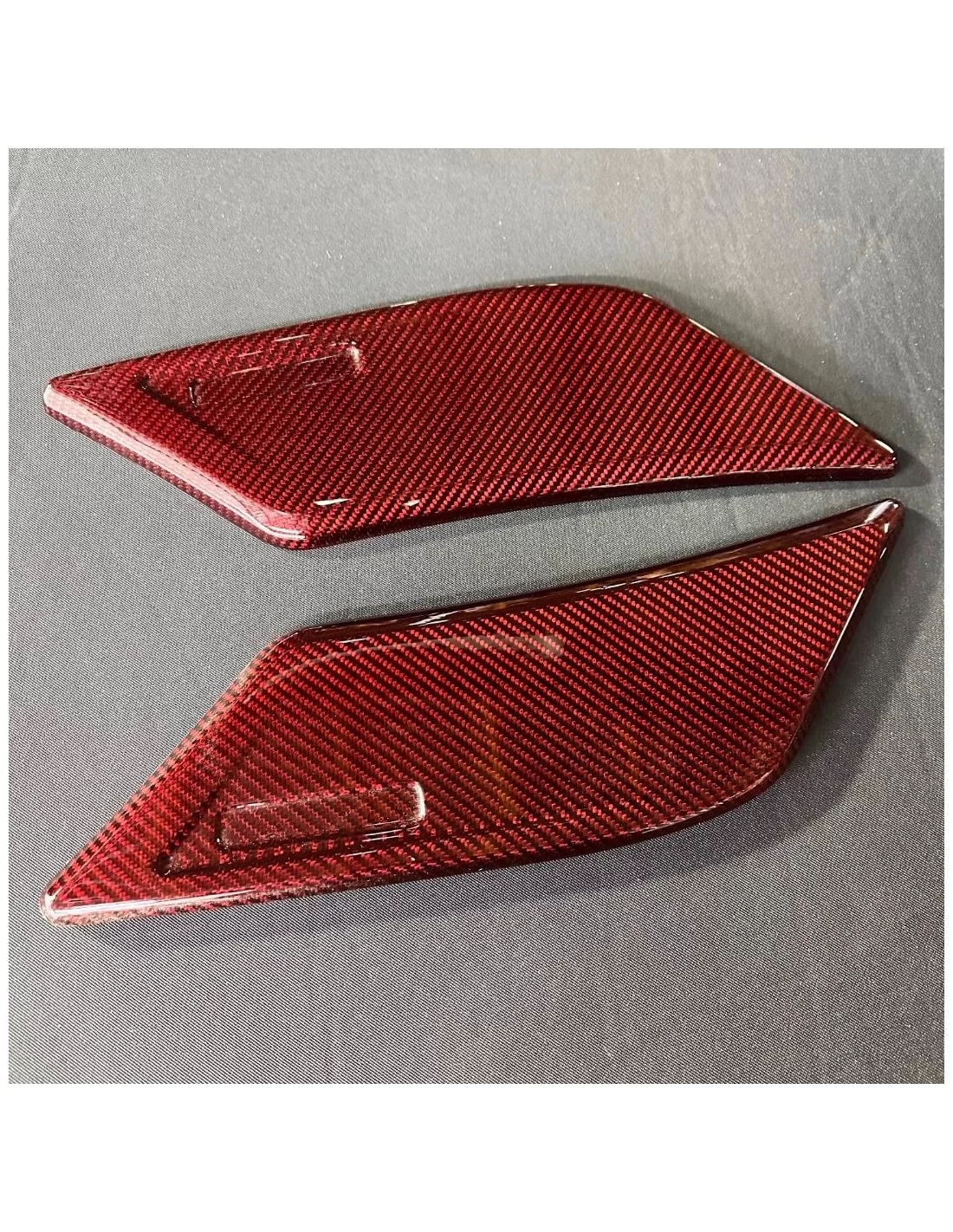  - Mercedes-Benz - Bakre takspoiler i röd kolfiber Brabus Rocket Style för Mercedes-Benz W463 - 2 - Köp Red Carbon Bakre Takspoi