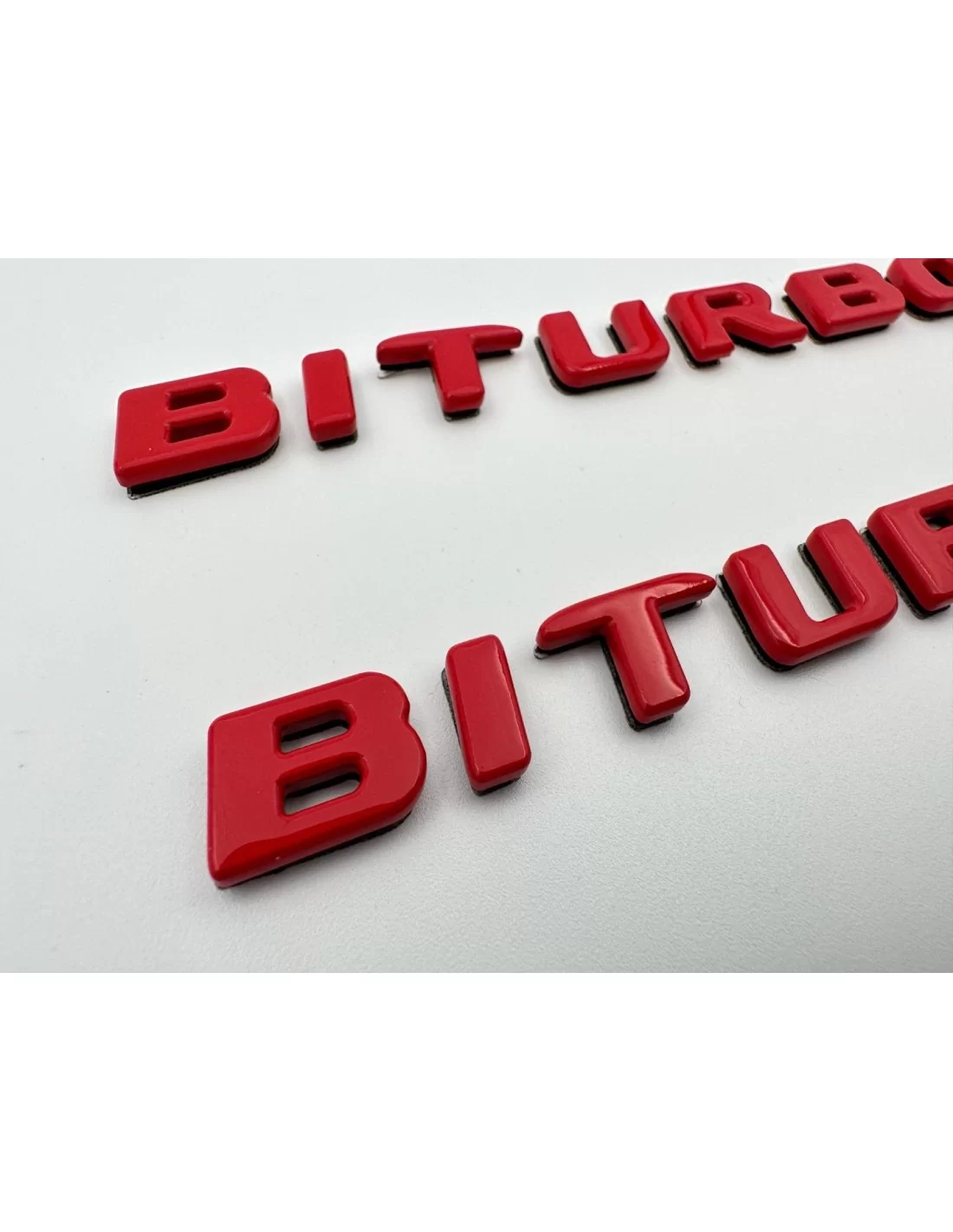 - logo & Emblems - Rot Metallic Brabus BITURBO Seitliche Logoplakette für Mercedes-Benz W463 G-Klasse - 4 - Veredeln Sie Ihren   - logo & Emblems - Rot Metallic Brabus BITURBO Seitliche Logoplakette für Mercedes-Benz W463 G-Klasse - 4 - Veredeln Sie Ihren